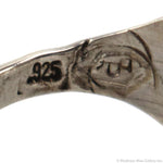 Sam Patania - "Brilliant Trillion Ring" Sky Blue Topaz and Sterling Silver Ring, size 6.25