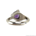 Sam Patania - "Brilliant Trillion Ring" Amethyst and Sterling Silver Ring, size 6