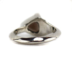 Sam Patania - "Brilliant Trillion Ring" Smoky Quartz and Sterling Silver Ring, size 6.5