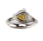 Sam Patania - "Brilliant Trillion Ring" Citrine and Sterling Silver Ring, size 6.5