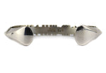 Isaiah Ortiz (b. 1976) - San Felipe - Sterling Silver Overlay Bracelet with Geometric Design c. 2025, size 7.25