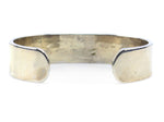 Beauford Dawahoya (1938-1998) - Hopi Sterling Silver Overlay Bracelet with Kokopelli Flute Player Design c. 1980s, size 6