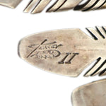 Ray Tracey (b. 1953) - Navajo - Multi-Stone Channel Inlay and Silver Sunface Kachina Pendant with Handmade Chain c. 1970-80s, 24" length