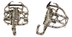 Non-Native - Contemporary Silver Sandcast Scorpion Bracelet, size 6.75