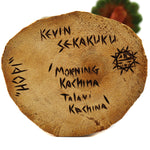 Kevin Sekakuku - Contemporary Hopi Morning Kachina, 10.75" x 3.5" x 4"