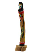 Orlando Torivo - Contemporary Hopi Longhair/Butterfly Maiden Kachina, 15" x 3.75" x 2.75"