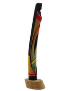 Orlando Torivo - Contemporary Hopi Longhair/Butterfly Maiden Kachina, 15" x 3.75" x 2.75"