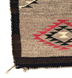 Navajo Red Mesa Rug c. 1910-20s, 74.5" x 43"