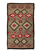 Navajo Red Mesa Rug c. 1910-20s, 74.5" x 43"