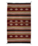 Navajo Crystal Rug c. 1960s, 60.75" x 33.75"