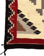 Mattie Skeets - Navajo Klagetoh Rug c. 1970-80s, 46.75" x 25"