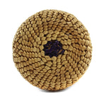 Makah Polychrome Bottle Basket c. 1890-1900s, 8.75" x 2.75"