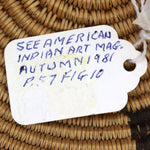 Maggie Mayo James (1870-1952) - Washoe Basket c. 1900-20s, 4.75" x 9.75"
