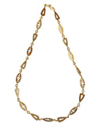 Alfred Joe (b. 1950) - Navajo - Pair of 14K Gold Necklaces with 18K Gold and Jet Butterfly Pendant, Post Earrings, and Ring Set c. 1990-2000s