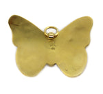 Alfred Joe (b. 1950) - Navajo - Pair of 14K Gold Necklaces with 18K Gold and Jet Butterfly Pendant, Post Earrings, and Ring Set c. 1990-2000s