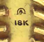 Alfred Joe (b. 1950) - Navajo - Pair of 14K Gold Necklaces with 18K Gold and Jet Butterfly Pendant, Post Earrings, and Ring Set c. 1990-2000s