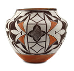 Acoma Polychrome Olla c. 1920s, 8.75" x 10"