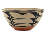 Santo Domingo (Kewa) Polychrome Chili Bowl c. 1950s, 4" x 8"