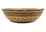 Apache Basket with Checkered Design c. 1890-1900s, 4.25" x 15"