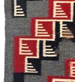 Navajo Ganado Rug c. 1980s, 41.75" x 25.75"