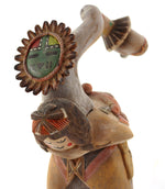 Leroy Hongeva - Hopi "Dance of the Water Serpent" Kachina c. 1980-90s, 17.25" x 4" x 6.75"