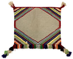 Navajo Red Mesa Single Saddle Blanket c. 1950s, 31.5" x 35"
