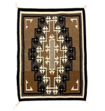 Navajo Two Grey Hills Sampler c. 1940s, 30.75" x 24"