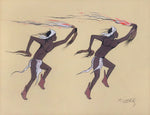 Robert Chee (1938-1972) - Fire Dancers