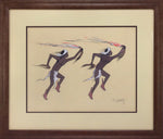 Robert Chee (1938-1972) - Fire Dancers