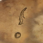 Victor Coochwytewa (1922-2011) & Kopavi International Shop - Hopi - 14K Gold Overlay and Sterling Silver Bracelet with Antelope Pictorial Design c. 1970-80s, size 6.625