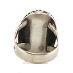 Navajo - Turquoise and Silver Ring c. 1970-80s, size 6.5