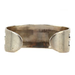 Riley Polequaptewa & Hopi Silver Crafts Guild - Hopi - Silver Overlay Bracelet c. 1970-80s, size 6.75