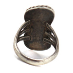 Navajo - Turquoise and Silver Ring c. 1950s, size 7