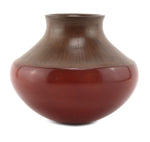 Virginia Garcia (b. 1963) - Santa Clara/San Juan Redware Vase c. 1980-90s, 6" x 7"