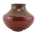 Virginia Garcia (b. 1963) - Santa Clara/San Juan Redware Vase c. 1980-90s, 6" x 7"
