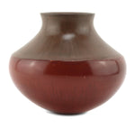 Virginia Garcia (b. 1963) - Santa Clara/San Juan Redware Vase c. 1980-90s, 6" x 7"