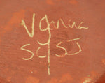 Virginia Garcia (b. 1963) - Santa Clara/San Juan Redware Vase c. 1980-90s, 6" x 7"