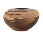 Jody Naranjo (b. 1969) - Santa Clara Miniature Sgraffito Jar with Lizard Design c. 1994, 1" x 2"