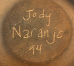 Jody Naranjo (b. 1969) - Santa Clara Miniature Sgraffito Jar with Lizard Design c. 1994, 1" x 2"