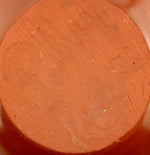 Polly Rose Folwell (b. 1962) - Santa Clara Asymmetrical Redware Sgraffito Jar with Fire Clouds c. 1990-2000s, 3.25" x 5"