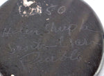 Helen Shupla (1928-1985) - Santa Clara Black Vase with Carved Avanyu Design c. 1960-70s, 4" x 3.5"