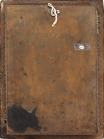 Rafael Laspron - "Refugium Peccatorum" Spanish Colonial Retablo, 13.25" x 9.75"