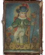 Spanish Colonial Retablo, 12.25" x 6"