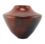 Alice Cling (b. 1946) - Navajo Redware Vase with Fire Clouds c. 1990-2000s, 5.375" x 6.5"