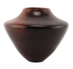 Alice Cling (b. 1946) - Navajo Redware Vase with Fire Clouds c. 1990-2000s, 5.375" x 6.5"