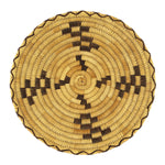 Tohono O'odham Basket with Geometric Design c. 1960s, 3.375" x 13"