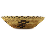 Tohono O'odham Basket with Geometric Design c. 1960s, 3.375" x 13"