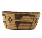 Pima Basket with Pictorial Design c. 1930s, 3.375" x 7.5"
