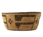 Pima Basket with Pictorial Design c. 1930s, 3.375" x 7.5"