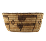 Pima Basket with Pictorial Design c. 1930s, 3.375" x 7.5"